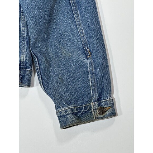 VTG 1997 Denim Jacket Oscar Dela Hoya Hector Macho Camacho Caesars Palace Boxing - Picture 12 of 16